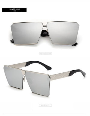 Fashion Oversized Square Sunglasses