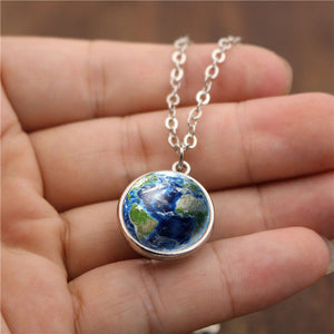 World Map Pendant Necklace