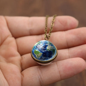 World Map Pendant Necklace