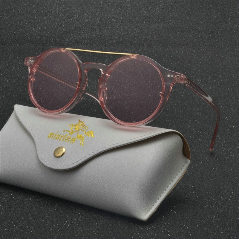 Hip Hop Retro Small Round Sunglasses