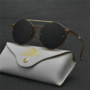 Hip Hop Retro Small Round Sunglasses