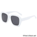 Black Square Sunglasses Big Frame Colorful