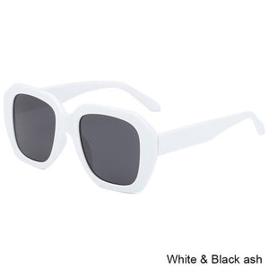 Black Square Sunglasses Big Frame Colorful