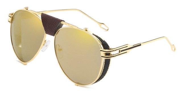 Retro Vintage Men'sand Sunglasses with box FML