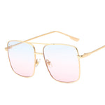 Retro Gradient Square Sunglasses Vintage