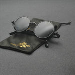 2Pac Style Round Sunglasses clear lens