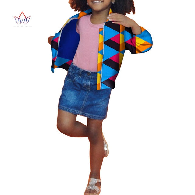 Dashiki winter girl jackets