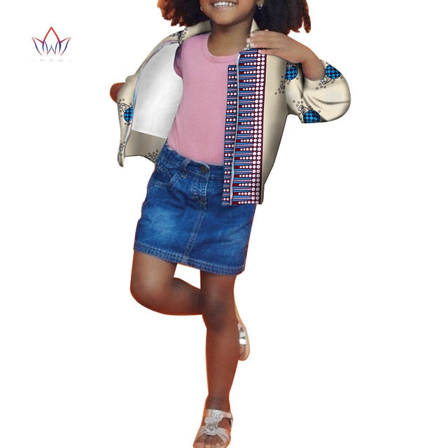 Dashiki winter girl jackets