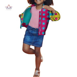 Dashiki winter girl jackets