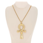 Egyptian Gold Color Pendant & Chain