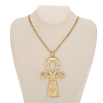 Egyptian Gold Color Pendant & Chain