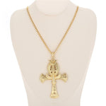 Egyptian Gold Color Pendant & Chain