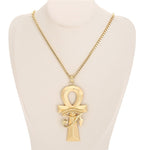 Egyptian Gold Color Pendant & Chain