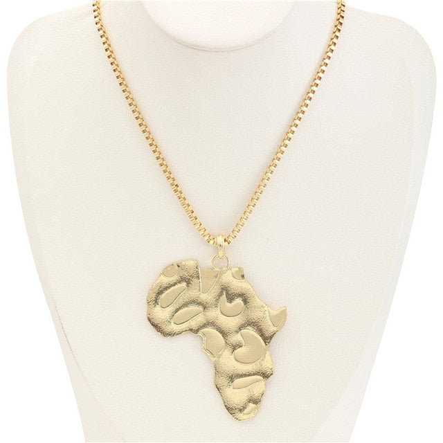Egyptian Gold Color Pendant & Chain