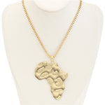 Egyptian Gold Color Pendant & Chain