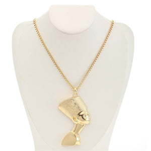 Egyptian Gold Color Pendant & Chain