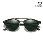Double Bridge Style POLARIZED Sunglasses Vintage