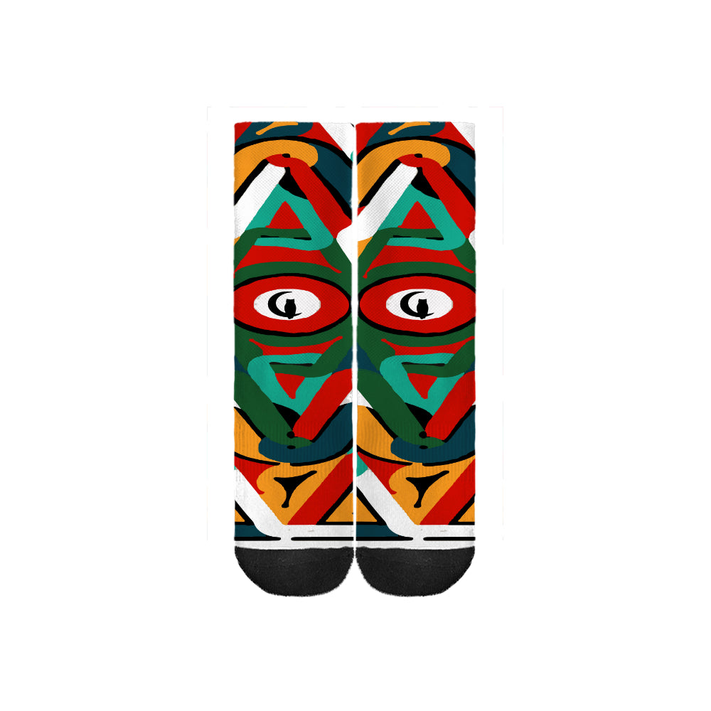 Tembe Art Maroons Socks