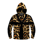 Leopard Ankh Skin Zipper Hoodie