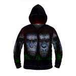 RBG Apes Zipper Hoodie